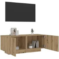 vidaXL Étagère TV Chêne Artisan 100x35x40 cm Bois composite