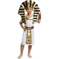 MOM Gold Egyptian Kids Costume Doré 3-4 Years Enfants