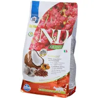 Farmina N&amp;D Quinoa Cat Skin&amp;Coat Herring - Hareng, Quinoa, Noix de coco &amp; Curcuma pour chats avec intolérances alimentaires et problèmes de peau - 1,5 kg