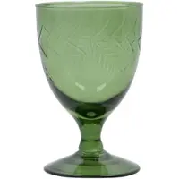 House Doctor Verre à vin blanc vintage vert lot de 6 pièces