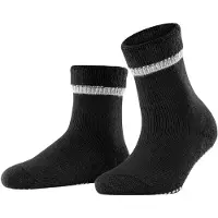 Falke Chaussettes gris chiné / noir