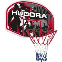 Hudora Anneau de Basketball - - 90x60 cm - Métal 45,7 cm Ø - Plastique ABS - Fixation incluse