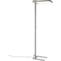 QAZQA Lampadaire de lumière du jour gris carré avec LED et variateur inclus - Guzo