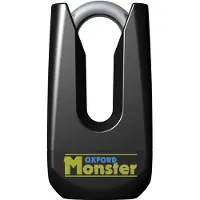 Oxford Antivol de disque de frein Monster - Noir - Sold Secure Gold