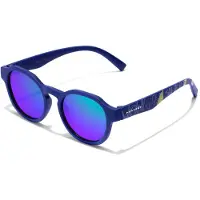 Hawkers Lunettes de soleil 'Warwick' bleu foncé / moutarde / blanc