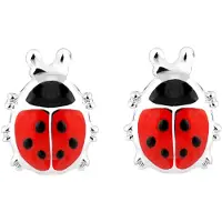 Elli Bijou rouge feu / noir / argent