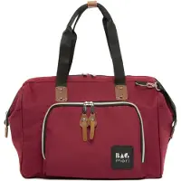 Bagmori Sac à langer marron / bordeaux / noir