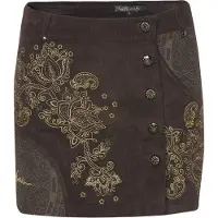 KOROSHI Jupe beige / marron