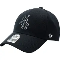 47 Brand Unisexe, Casquette, MLB black Chicago White Sox MVP Snapback OSFA, Noir, (Taille unique)
