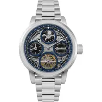 Ingersoll Hommes Montre analogique Outdoor en acier inoxydable Montre-bracelet argent UIN16003