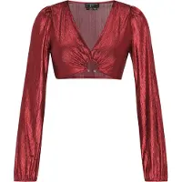 Faina Haut rouge / rouge foncé