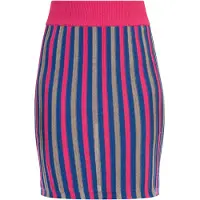Faina Jupe bleu / gris / rose