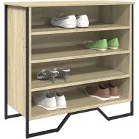 vidaXL Armoire à chaussures chêne sonoma 80x38x78 cm bois d'ingénierie