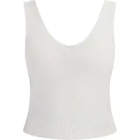 Faina Tops en tricot blanc cassé