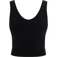Faina Tops en tricot noir