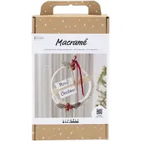 Creativ Company Couronne de Noël en macramé de la marque Hobbyset
