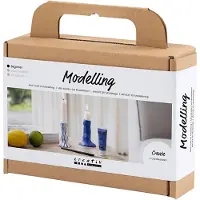 Creativ Company Kit de bricolage Modélisation Bougeoir DIY Décoration