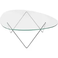 Gubi Pedrera Table Basse Chrome
