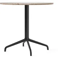 Audo Copenhagen Harbour Column Table à Manger Star base | Ø: 80 cm | Kunis Breccia