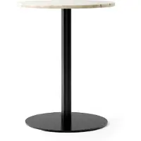 Audo Copenhagen Harbour Column Table à Manger Round | Ø: 60 cm | Estremoz Marble