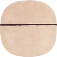 Normann Copenhagen Tapis Oona 140x140cm rose
