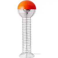 Verpan Lampadaire , Wire, Orange, Salon / séjour, Métal, Design