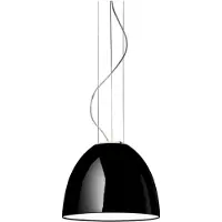 Artemide Nur Mini Suspension Gloss Black | Built-in LED