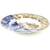 Seletti Assiette creuse en porcelaine Ø 25,4 H.4,2 "Hybrid-Sofronia