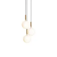 Nuura - Miira 3 Lustre Large Brass/Opal White Nuura