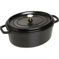 Staub Oval 31 Cm Cocotte Noir
