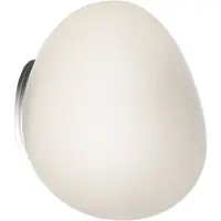 Foscarini Applique Murale , Gregg piccola, dimmable, Blanc, Salle de bains, Verre, Design
