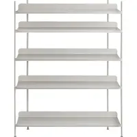 Muuto Compile Shelving System Lot de Grey | Configuration 3