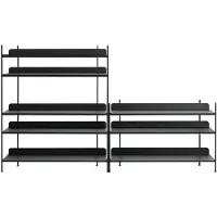Muuto Compile Shelving System Lot de Black | Configuration 7
