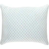 BREND BR-2215 Oreiller CloudComfort pour toutes les positions de sommeil - mousse à mémoire de forme - avec faces chaudes et froides - confort réglable - blanc