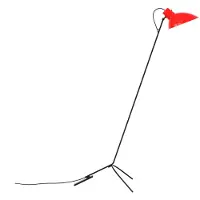 Astep VV Cinquanta Lampadaire Black Frame | Red Reflector