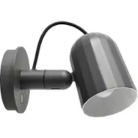 HAY Applique Murale , Noc Wall Button, Gris, Salon / séjour, Métal, Design