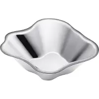Iittala Bol En Acier Inoxydable Alvar Aalto Schale - 5x18,2cm