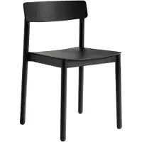 &tradition Betty TK2 Chaise d'appoint Black Lacquered Ash