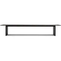 Normann Copenhagen Table à panneaux 100x420cm noir/marron foncé