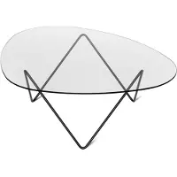Gubi Pedrera Table Basse Black Semi Matt