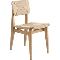 Gubi C-Chair Chaise de Salle à Manger Oak Oiled | Paper Cord