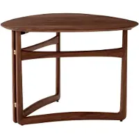 &tradition Drop Leaf HM5 Table Basse Lounge Oiled Walnut