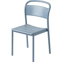 Muuto Linear Steel Side Chair Pale Blue