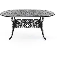 Seletti Table de collection Industry ovale noire