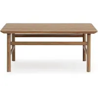 Normann Copenhagen Table basse Grow 80x80cm chêne