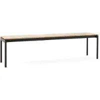&tradition Ville Outdoor Bench AV28 Banc d'extérieur Warm Black
