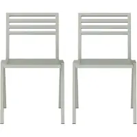Nine 19 Outdoors Chaise Empilable Grey