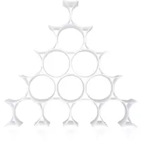 Kartell Infinity - Porte-Bouteille - 16 Pcs White
