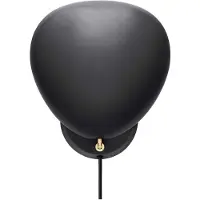Gubi Cobra Applique Matt Black | Plug