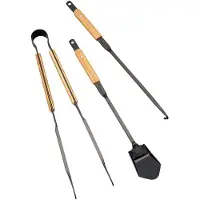 Snow Peak - Set d'outils pour barbecue - Fire Tool Set Pro. - Beige
